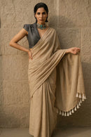 Sundown Silence | Mul Cotton | Indidha Saree