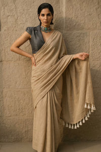 Sundown Silence | Mul Cotton | Indidha Saree