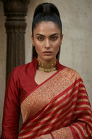 GANAVI | Kota Silk Banarasi | Indidha Saree