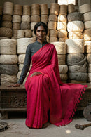 FUCHSIA FIESTA | Cotton | Indidha Saree