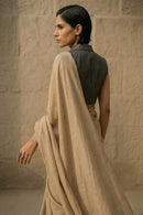 Sundown Silence | Mul Cotton | Indidha Saree