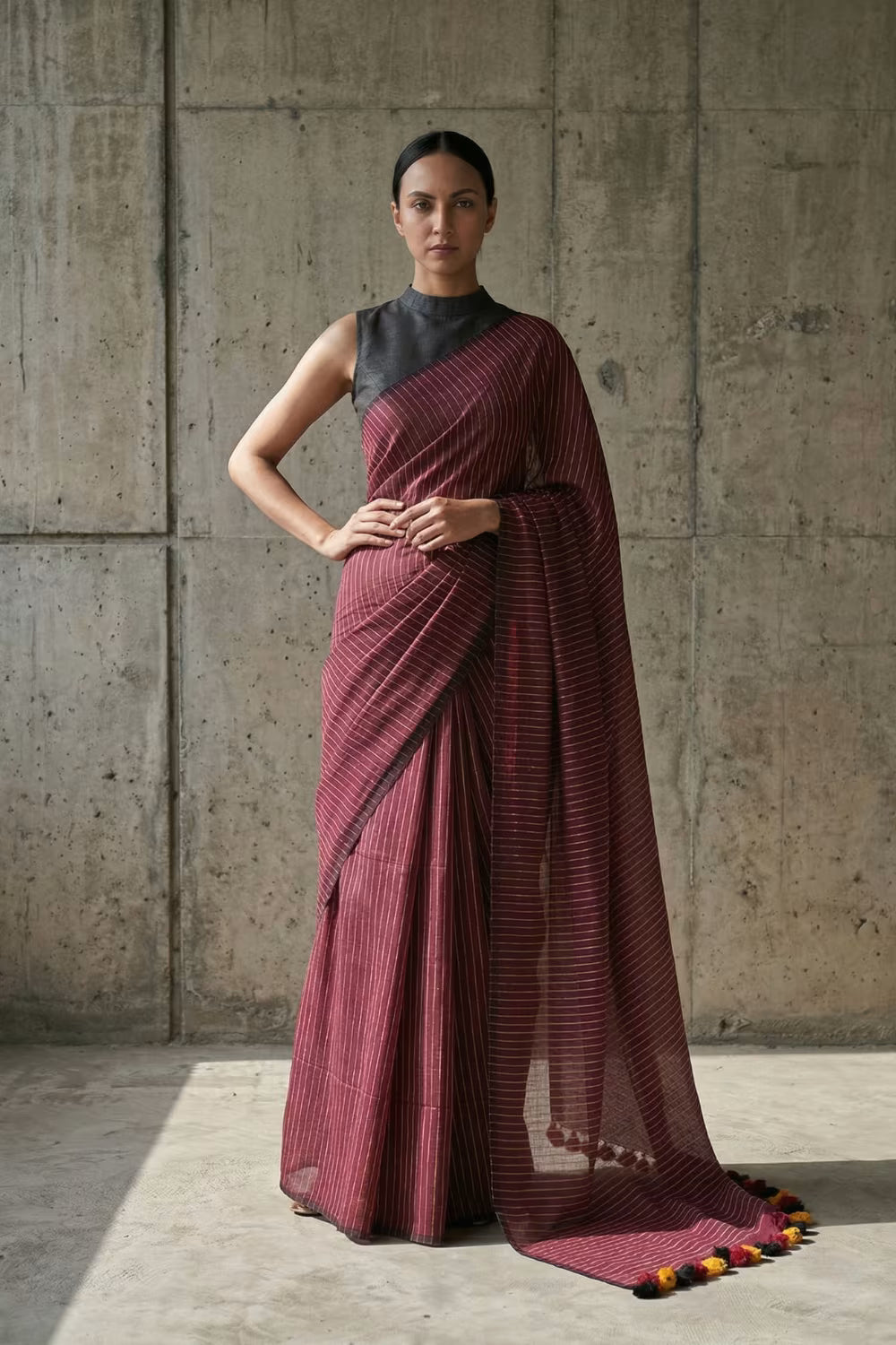 RANGOLI RHYTHM | Mul Cotton | Indidha Saree
