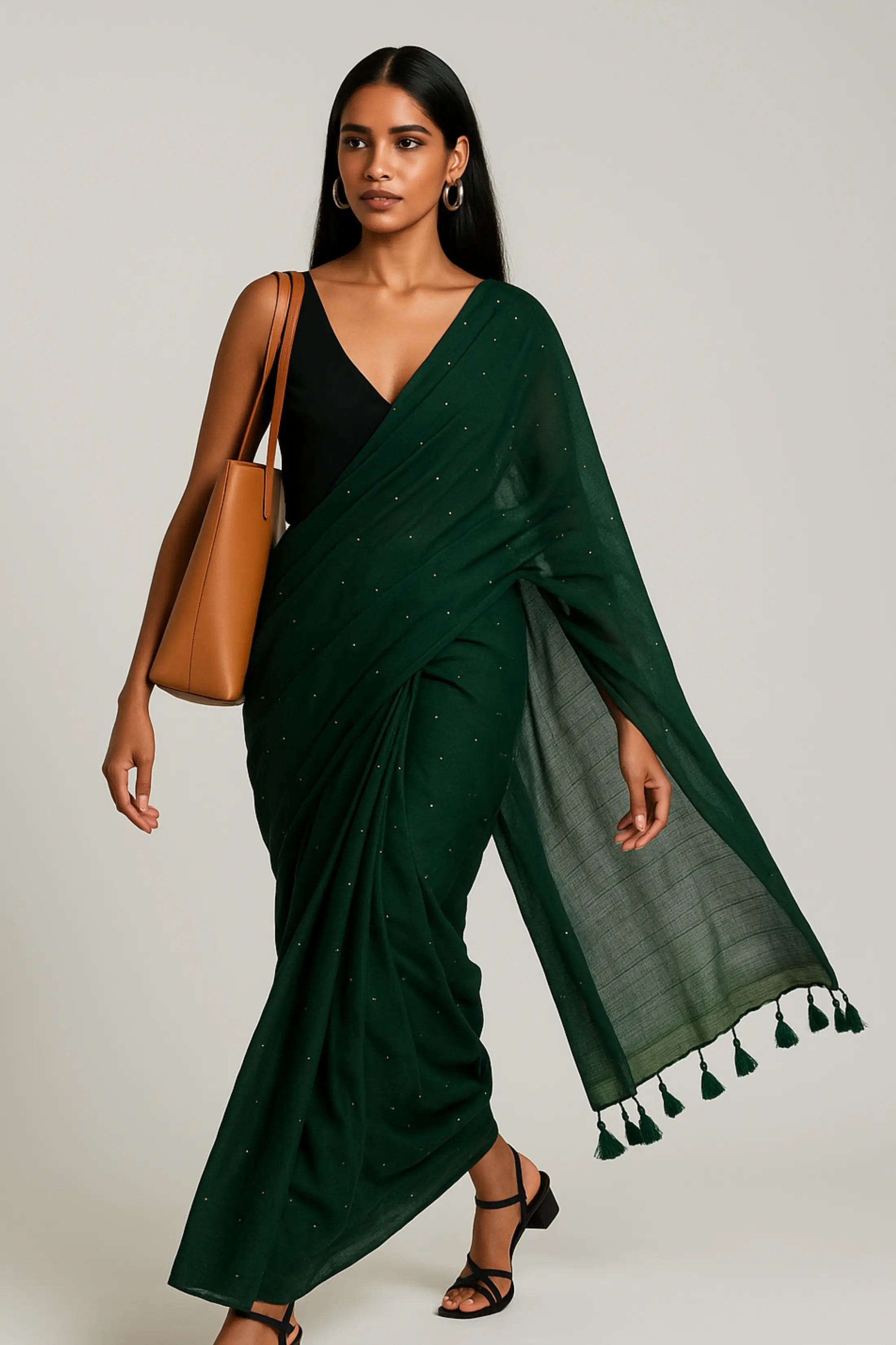 FOREST SPIRIT | Pure Cotton | Indidha Saree