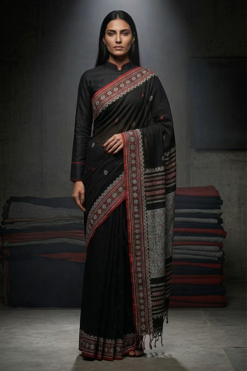 MUGDH MOHINI | Assam Mercerized Cotton | Indidha Saree