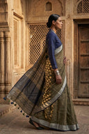 PASTEL EMBER | Linen by Linen | Indidha Saree