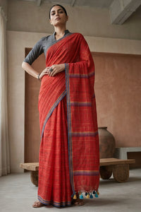 RANG RAAG | Textured Cotton | Indidha Saree