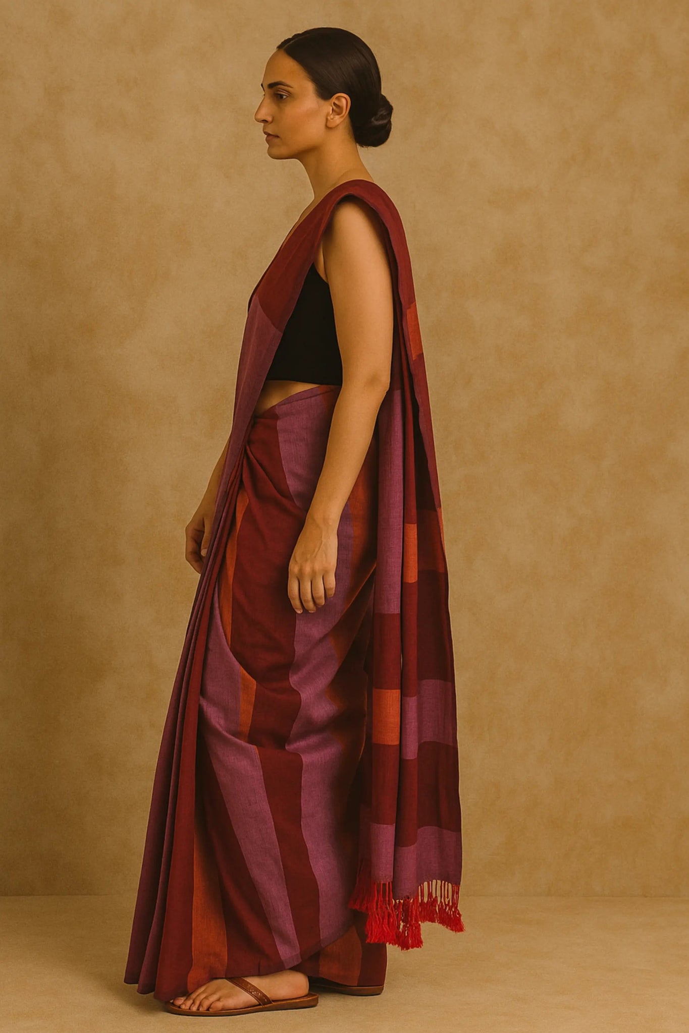 ODHNI | Cotton | Indidha Saree