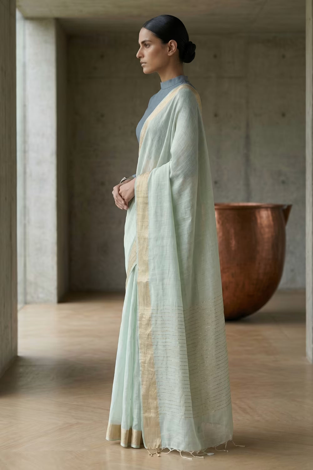 MOONMINT MUSE | Kota Linen | Indidha Saree