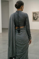 Midnight Whisper | Mul Cotton | Indidha Saree