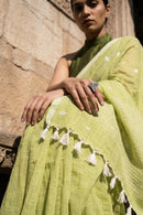 LIME ESSENCE | Mul Cotton | Indidha Saree