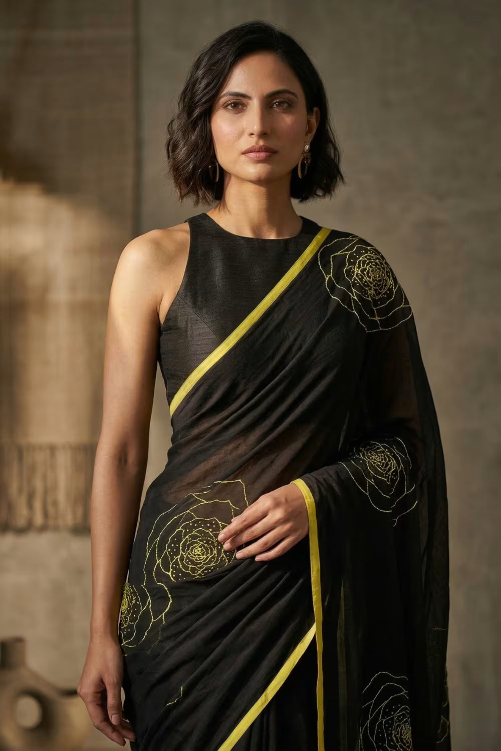 SUNSET ROSE | Mul Cotton | Indidha Saree