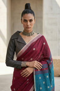 RAINDROP | Linen | Indidha Saree