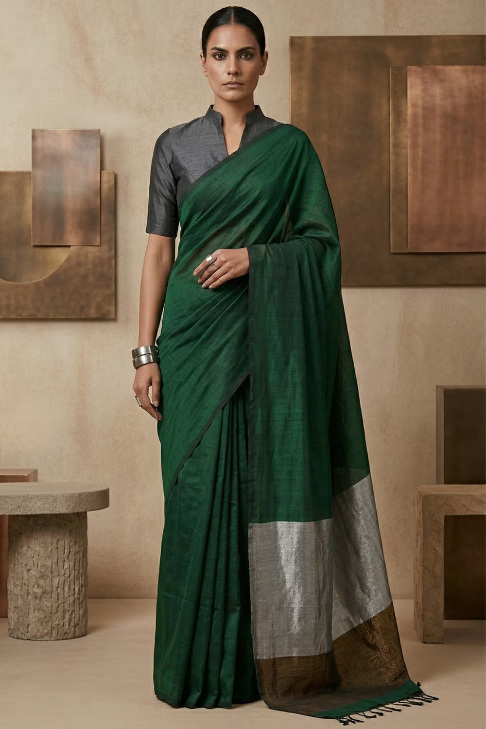 HARYALI AUR RASTA | Cotton | Indidha Saree