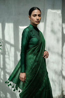 EMERALD ENCHANTMENT | Cotton | Indidha Saree