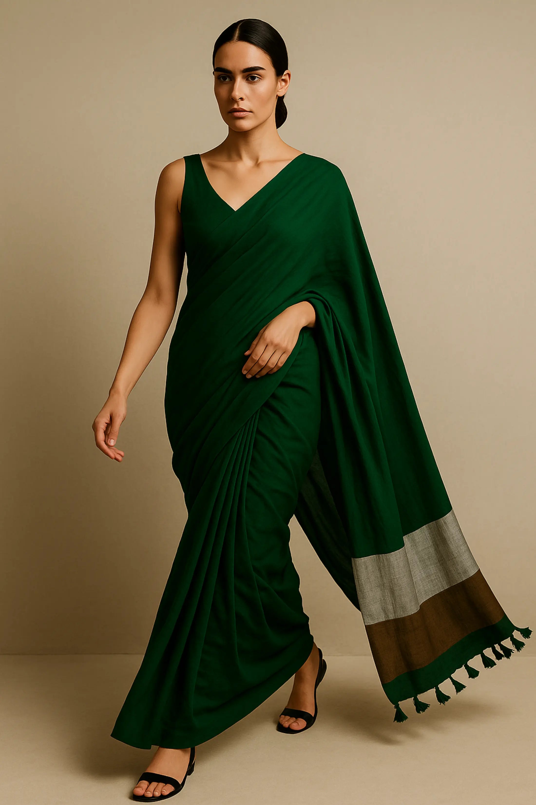 HARYALI AUR RASTA | Cotton | Indidha Saree