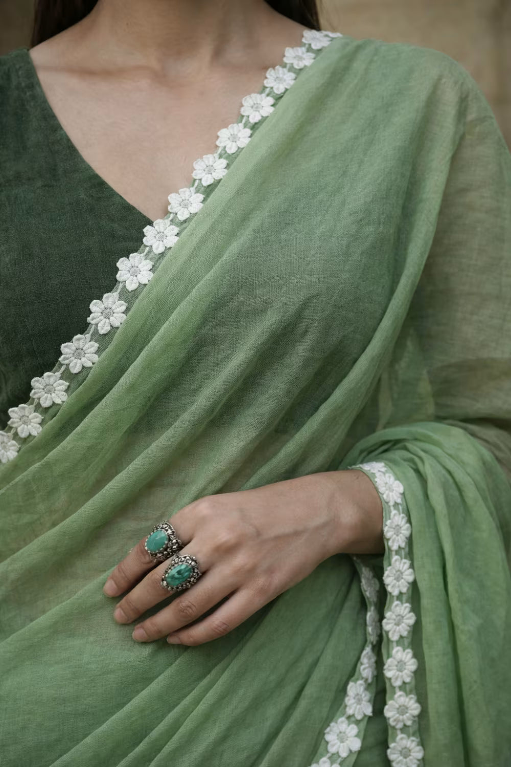 DEW DREAMS | Mul Cotton | Indidha Saree