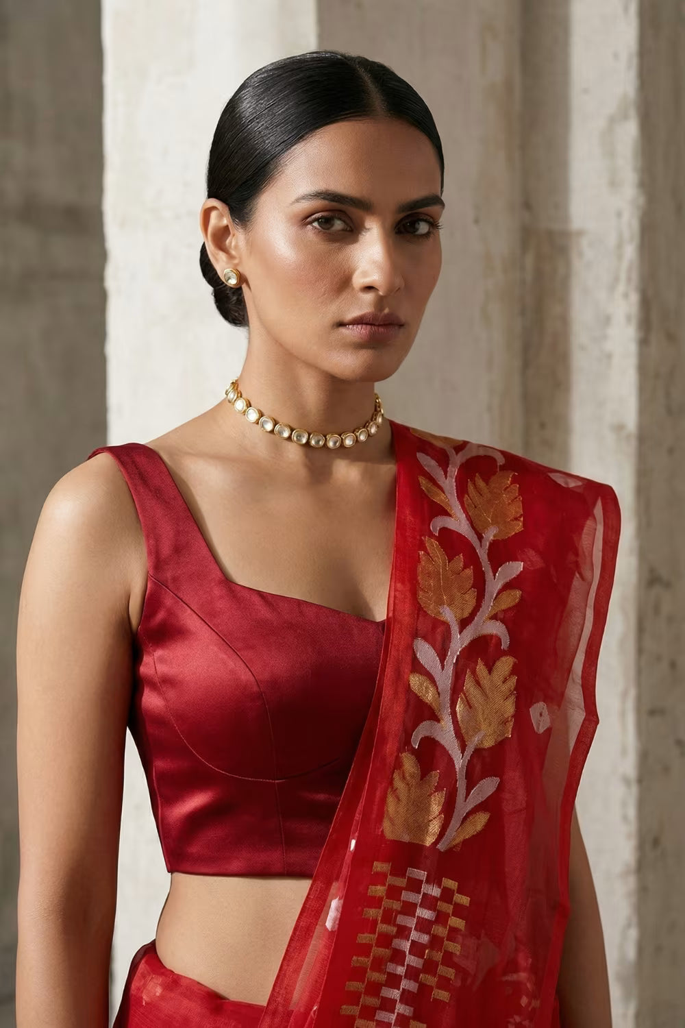 SUHANI SAAZ | Muslin Jamdani | Indidha Saree