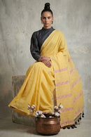 MODERN MARIGOLD | Pure Cotton | Indidha Saree
