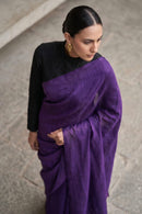 VIOLET MAJESTY | Cotton | Indidha Saree