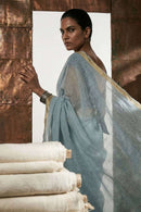 FROSTED MIST | Kota Doria | Indidha Saree