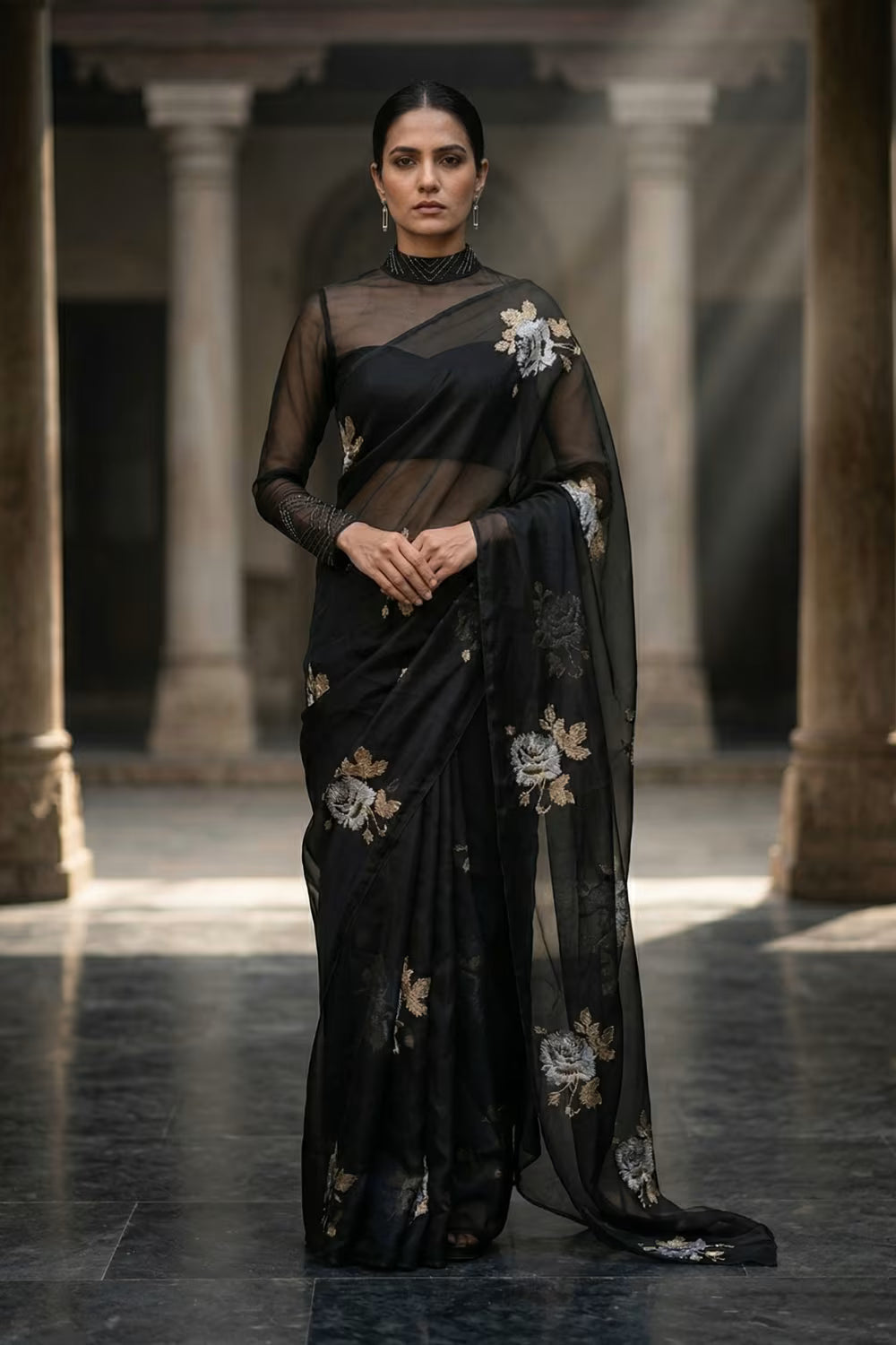 GUDHAL | Organza | Indidha Saree