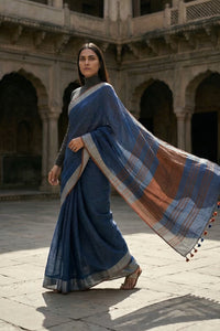 CAPUCHIN | Linen by Linen | Indidha Saree