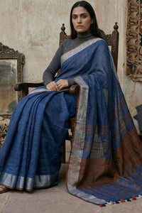 CAPUCHIN | Linen by Linen | Indidha Saree