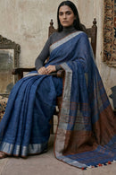 CAPUCHIN | Linen by Linen | Indidha Saree