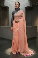 PRISHA BLUSH | Mul Cotton | Indidha Saree