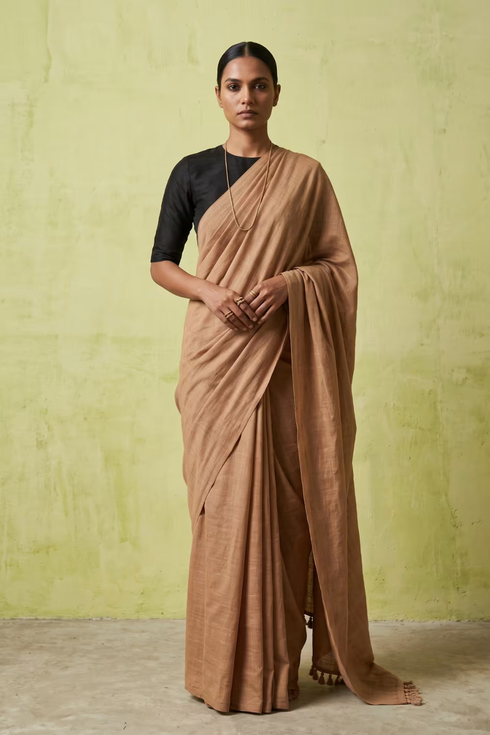 Quarry Dust | Slub Cotton | Indidha Saree