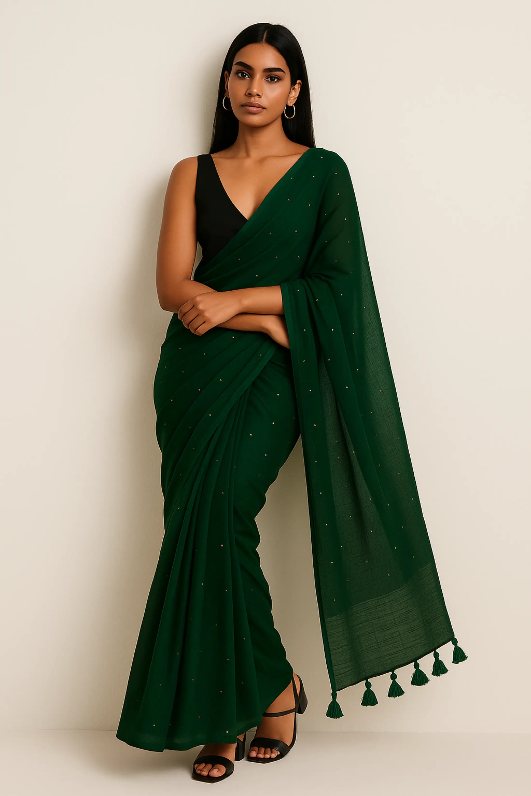FOREST SPIRIT | Pure Cotton | Indidha Saree