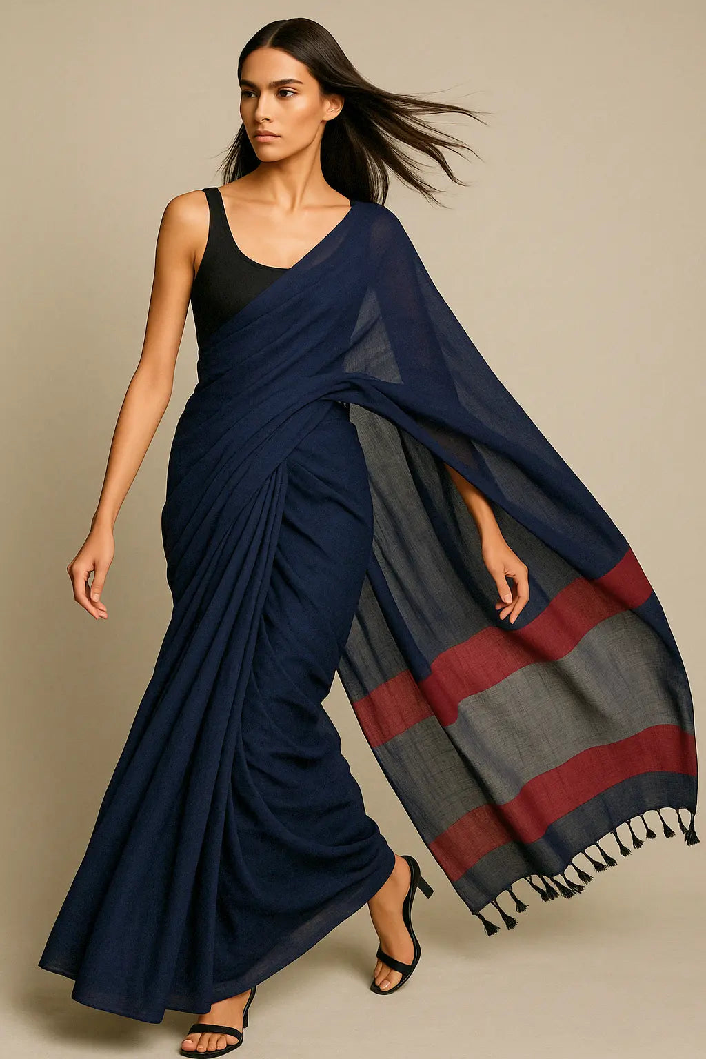 ROYAL ECLIPS | Mul Cotton | Indidha Saree