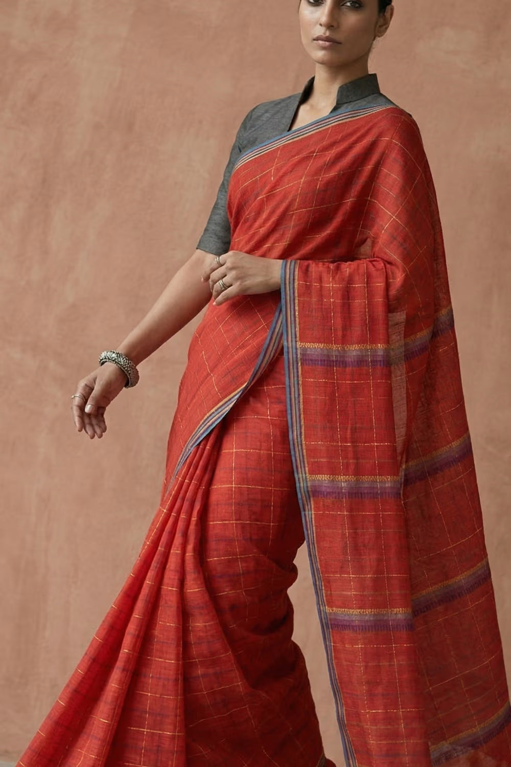 RANG RAAG | Textured Cotton | Indidha Saree