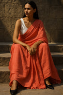 Molten Light | Handloom Mul Cotton | Indidha Saree