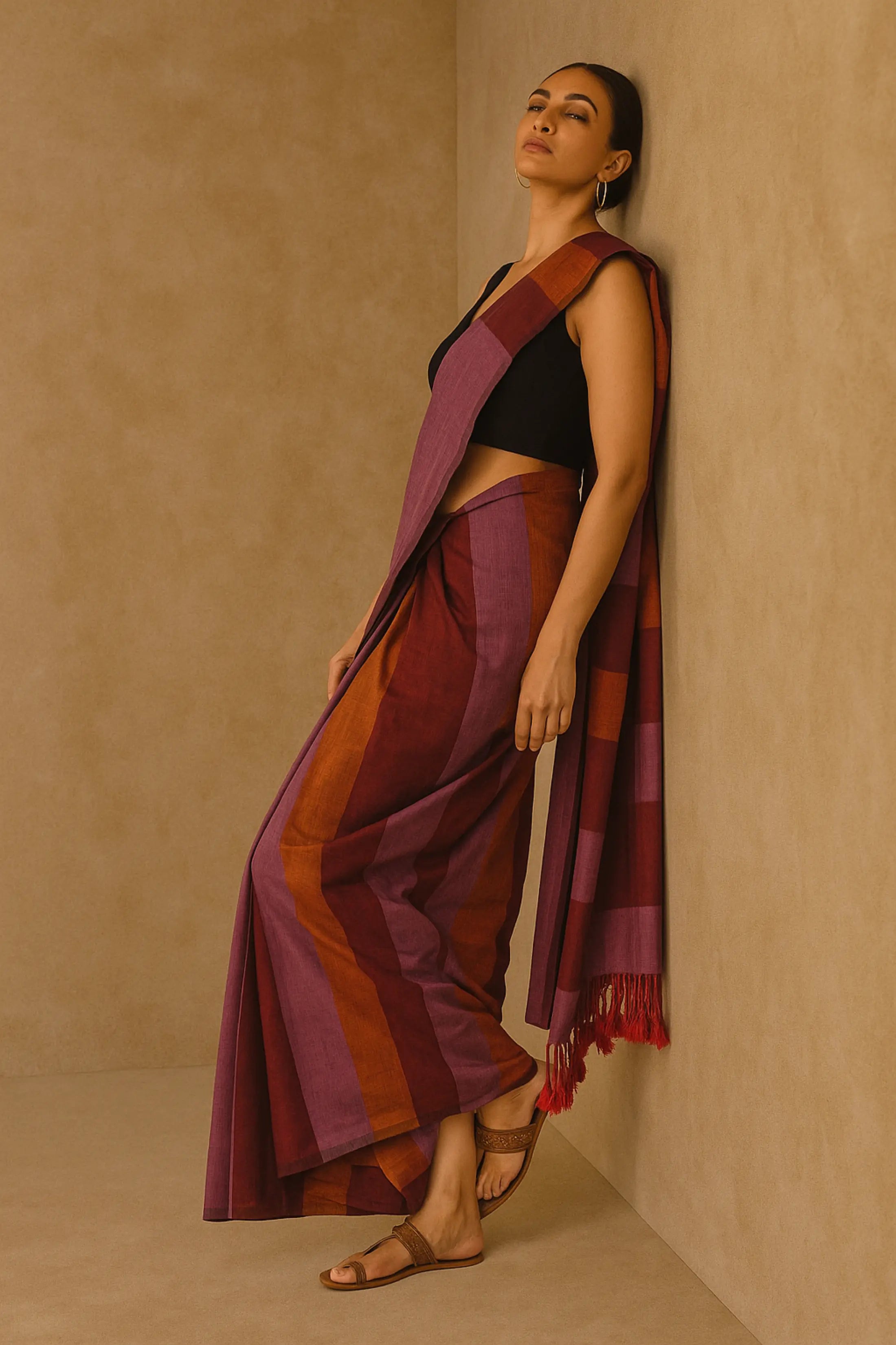 ODHNI | Cotton | Indidha Saree
