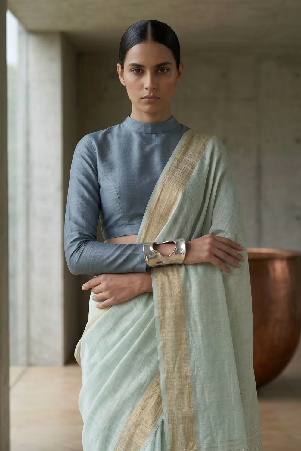 MOONMINT MUSE | Kota Linen | Indidha Saree