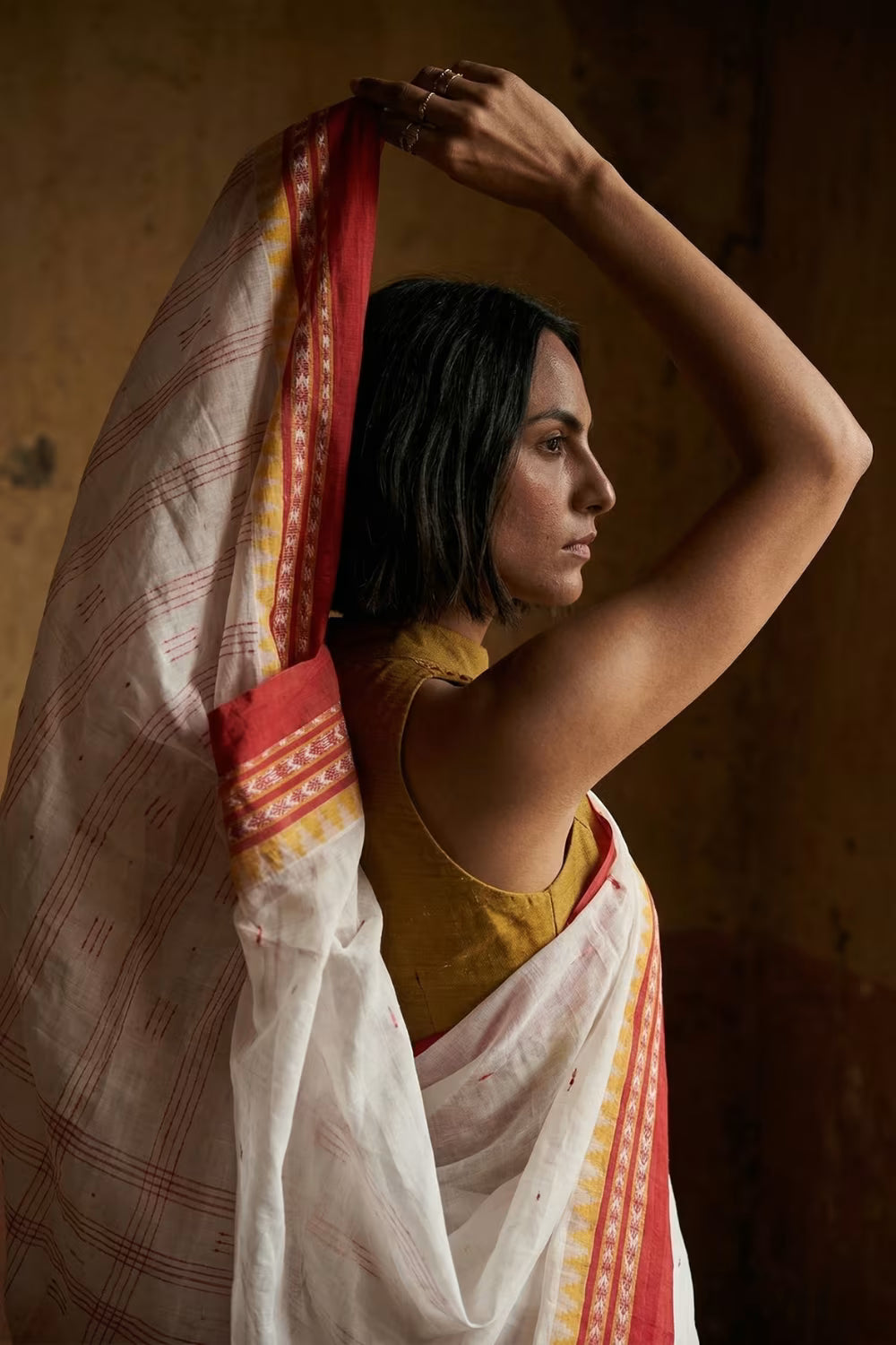 SCARLET | Pure Cotton | Indidha Saree