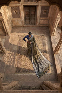PASTEL EMBER | Linen by Linen | Indidha Saree