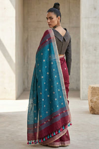 RAINDROP | Linen | Indidha Saree
