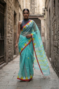 MANJARI | Jamdani Silk | Indidha Saree