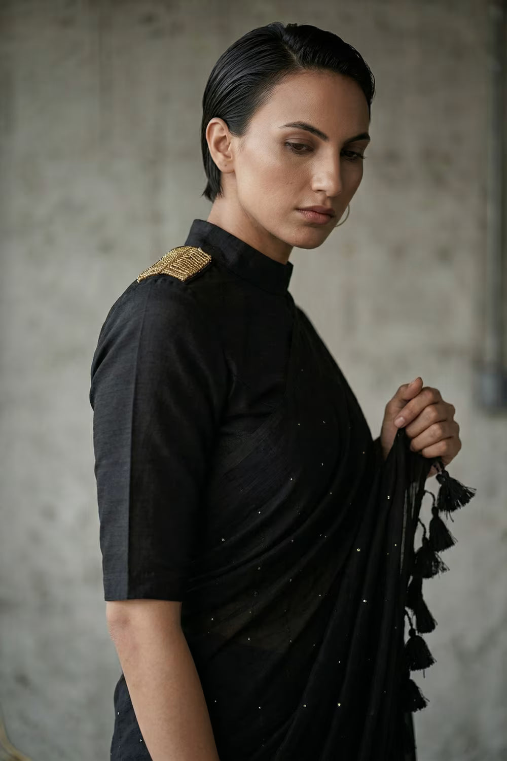 SIYAH SIREEN | Pure Cotton | Indidha Saree