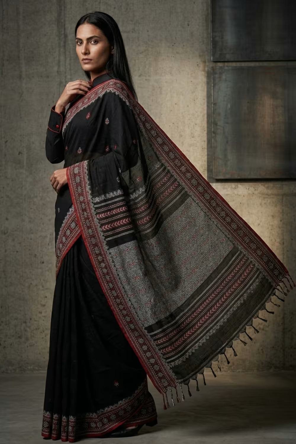 MUGDH MOHINI | Assam Mercerized Cotton | Indidha Saree