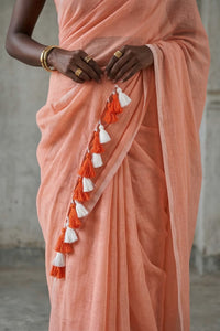 RANGREZ ROSE | Mul Cotton | Indidha Saree