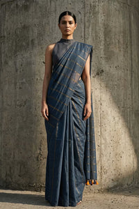 LUXE CHARM | Textured Cotton | Indidha Saree