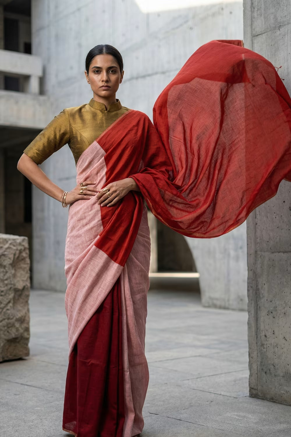 JADE KA SURAJ | Cotton | Indidha Saree