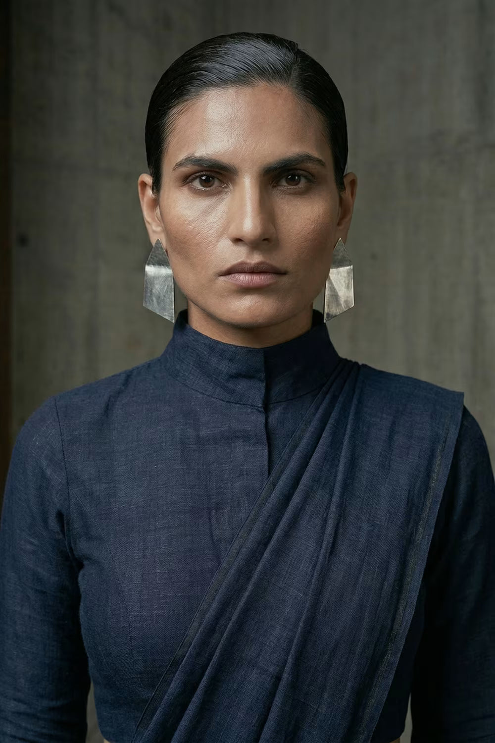 CHAMPARAN NEEL | Cotton | Indidha Saree