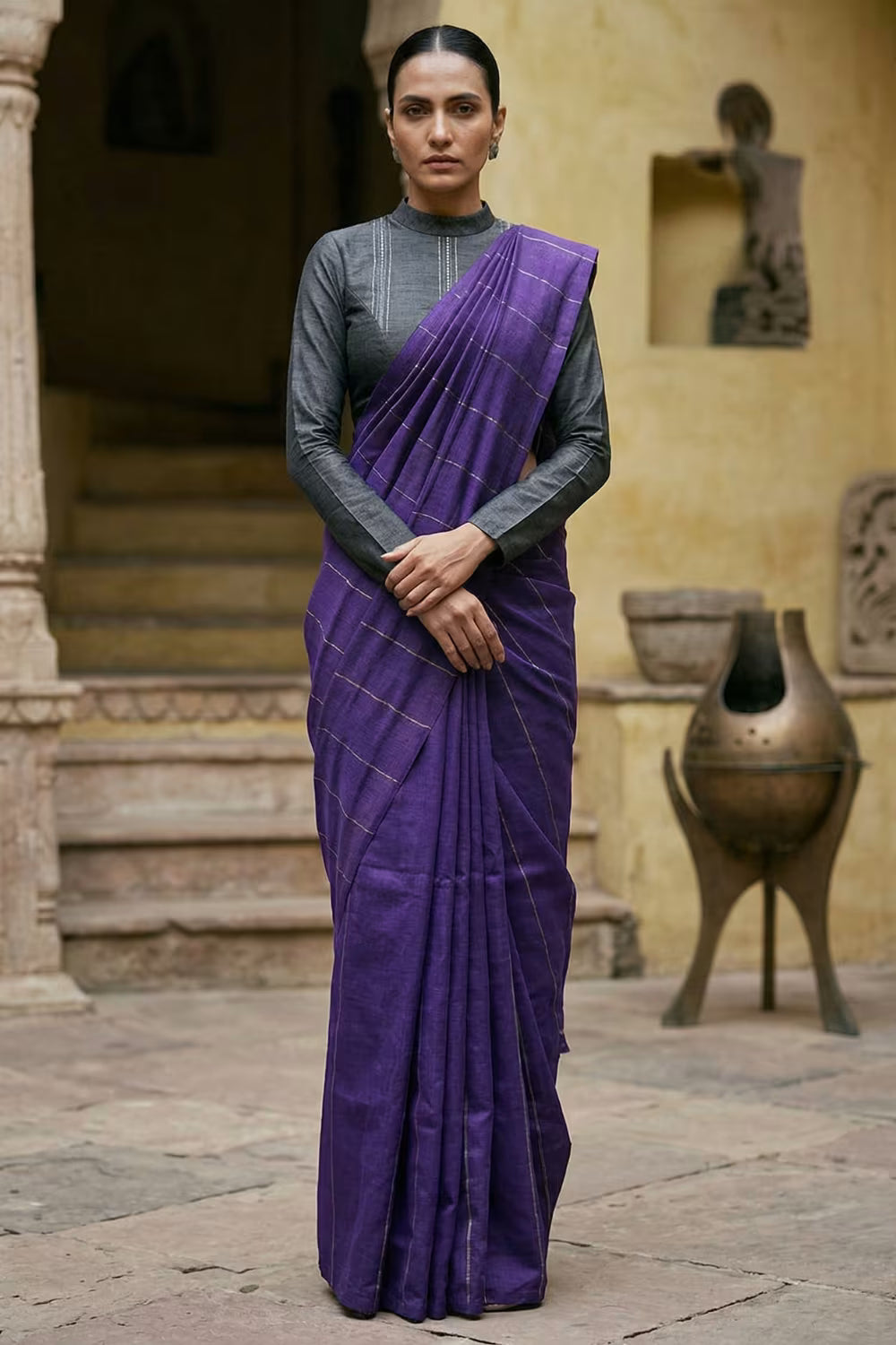GHITORNI | Pure Cotton | Indidha Saree