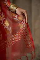 SUHANI SAAZ | Muslin Jamdani | Indidha Saree