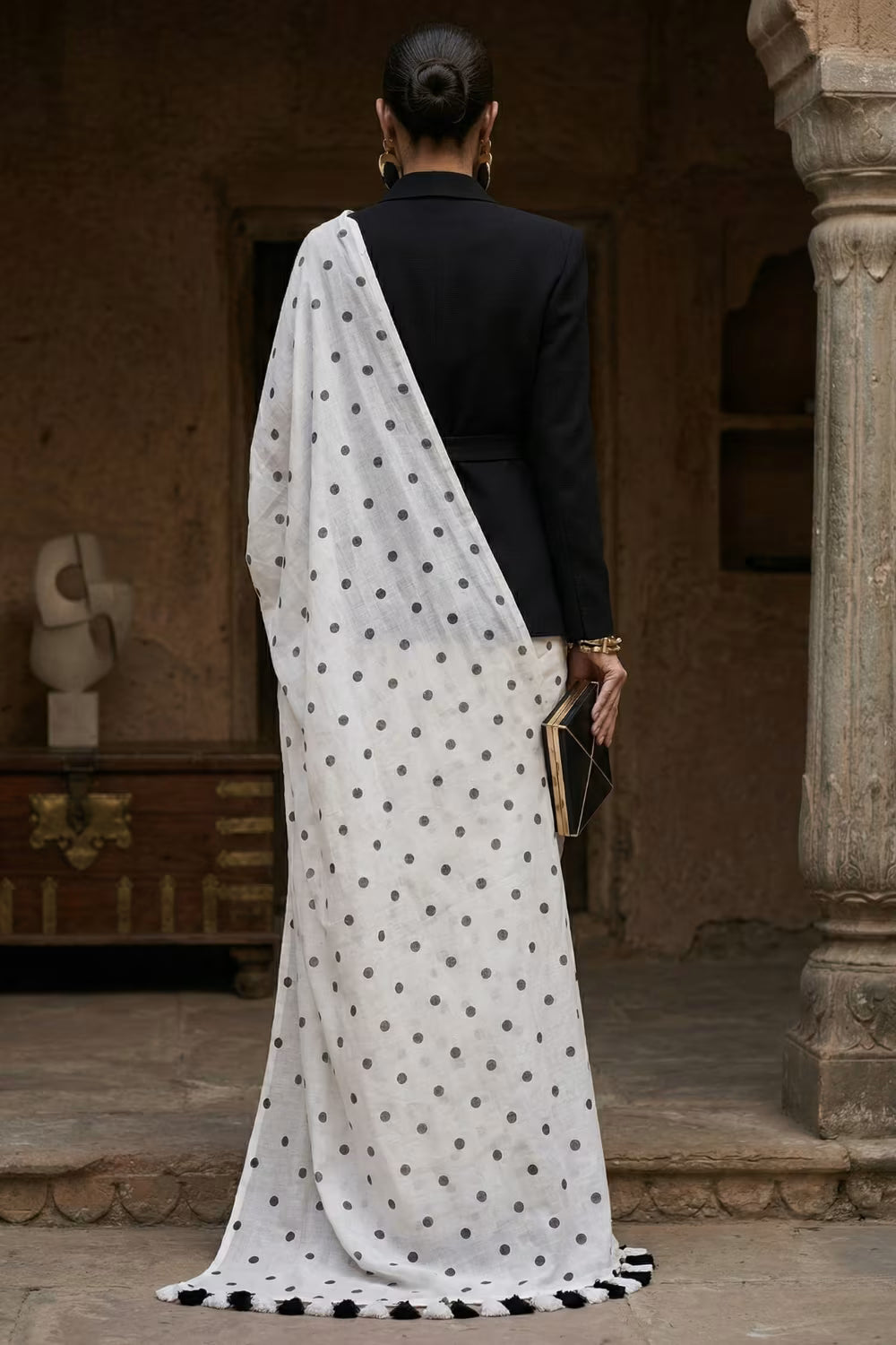 FULL MOON | Mul Cotton | Indidha Saree