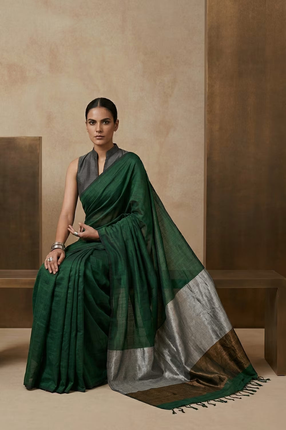 HARYALI AUR RASTA | Cotton | Indidha Saree